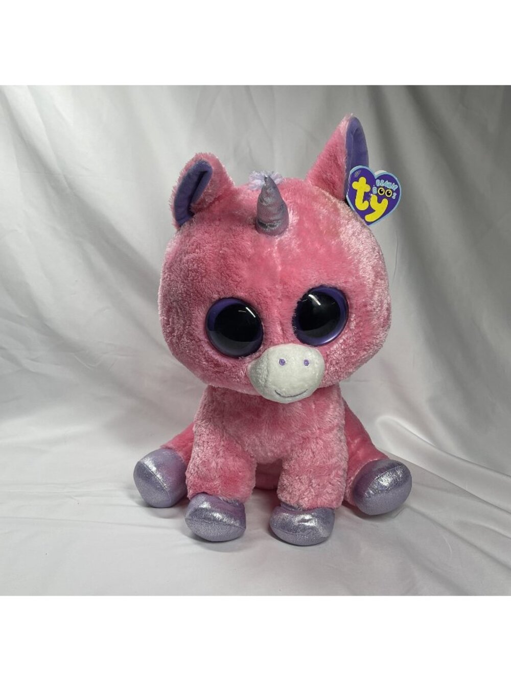 Ty Beanie Boos 17 in JUMBO Extra Large MAGIC The Pink Unicorn 2013